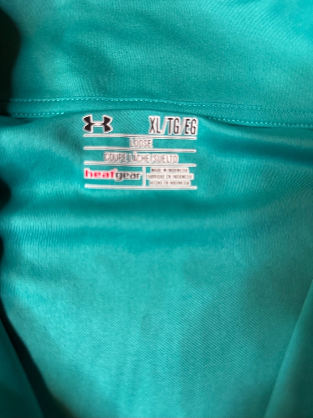 Under Armour Women's Teal Quarter-Zip Swim Pullover - Picture 3 of 3